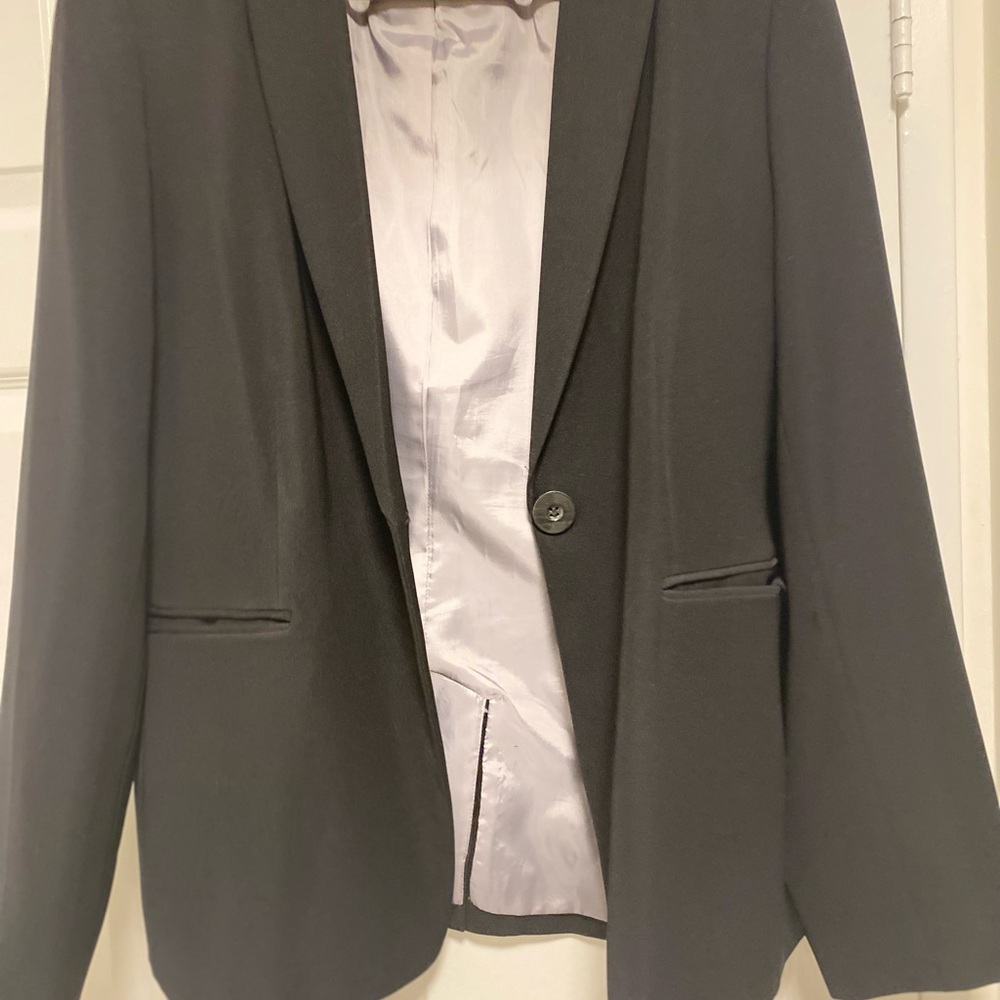 Calvin Klein Collection Black Sport Coat Timeless Design